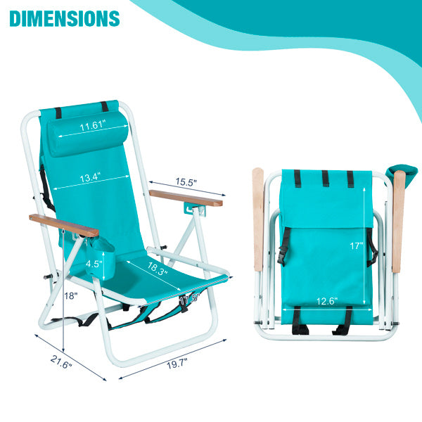 Mint Green Beach Chair