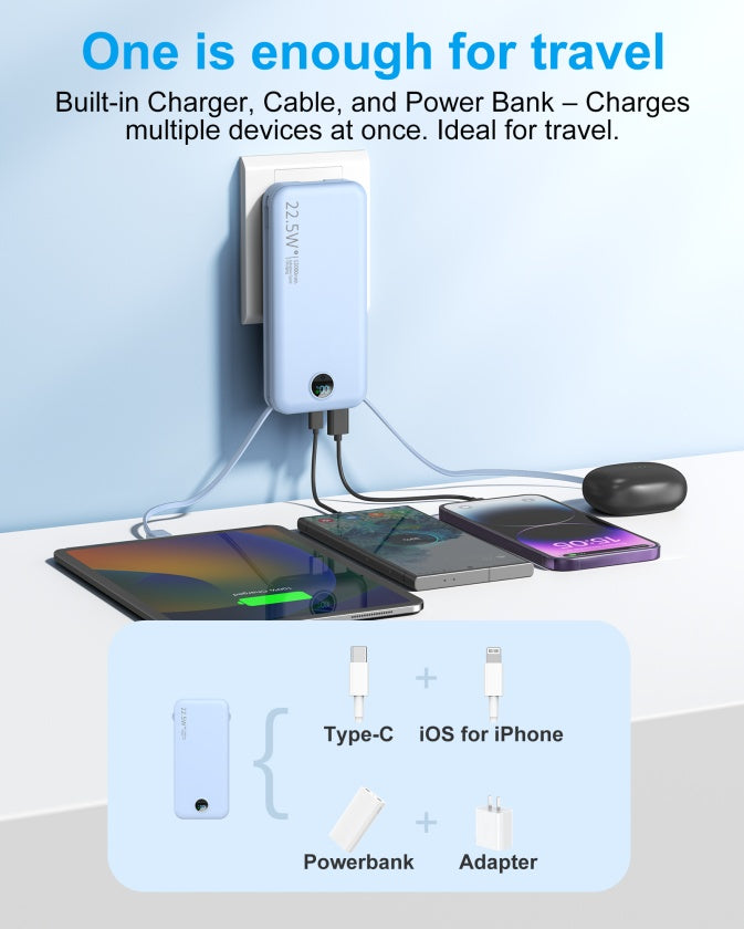 With AC Socket For Fast Charging