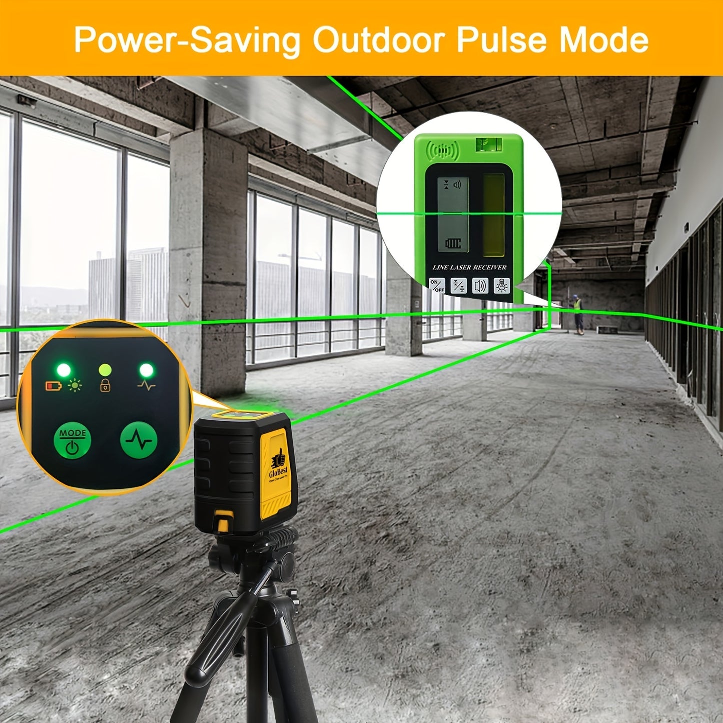 Laser Level, 100Ft Self Leveling Cross Line Lasers