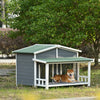 GO 47.2 Large Wooden Dog House Outdoor