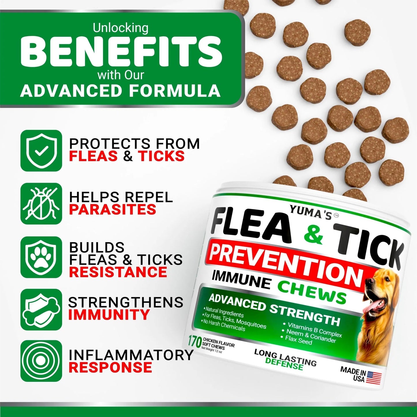 Flea And Tick Prevention For Dogs Chewables 1