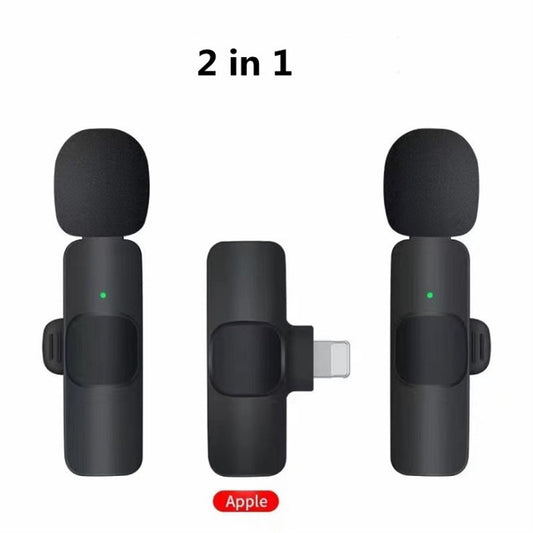 Professional Wireless Lavalier Lapel Microphone For IPhone, IPad