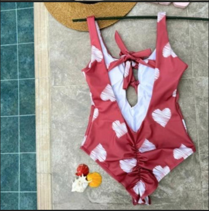 Dulce Latido #19 – Traje de Baño Entero con Lazo Frontal