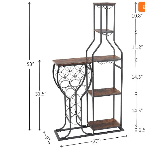 Hanging Wine Glass Holder Rack