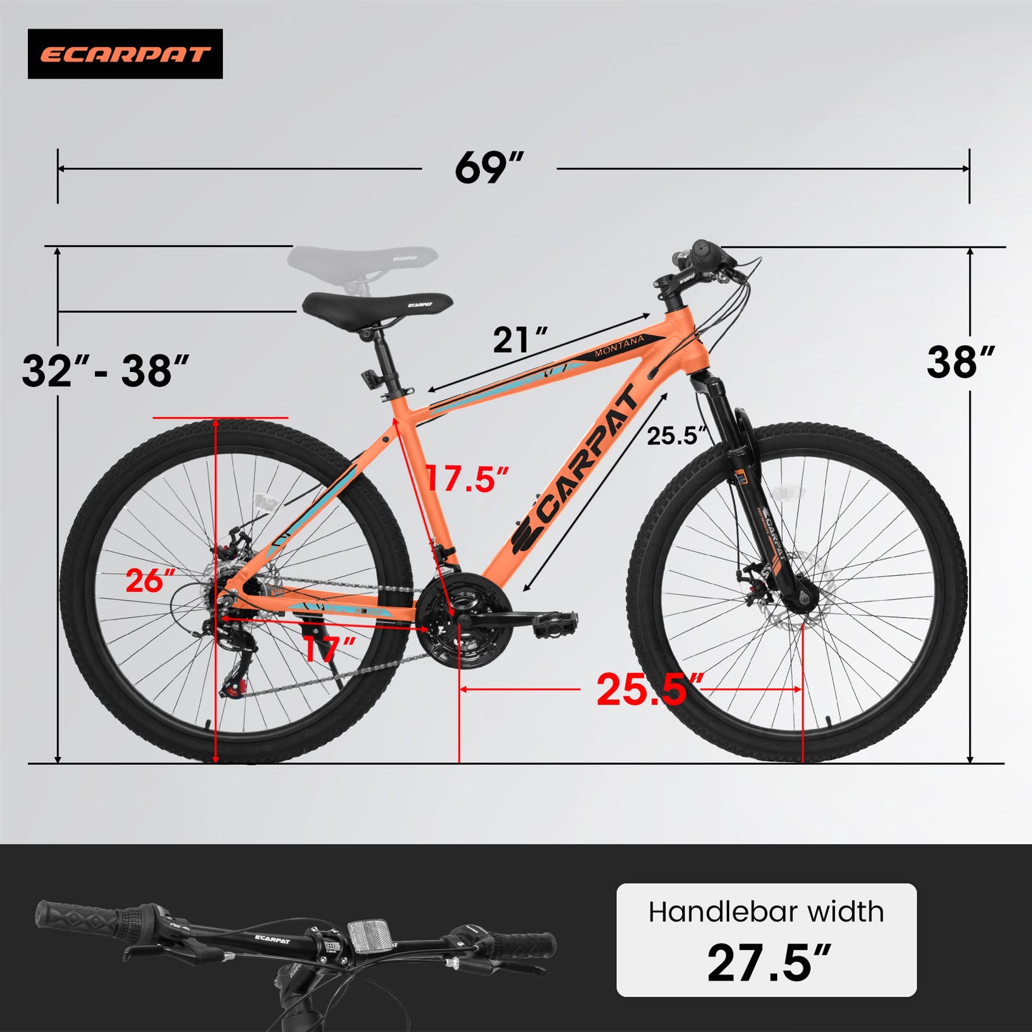 A26322 26-inch Mountain Bike  Aluminum Frame