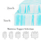 Memory Foam Cooling Gel Swirl Infused Bed Topper For Back Pain