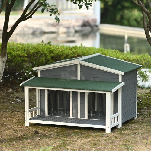 GO 47.2 Large Wooden Dog House Outdoor