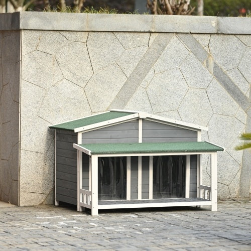 GO 47.2 Large Wooden Dog House Outdoor