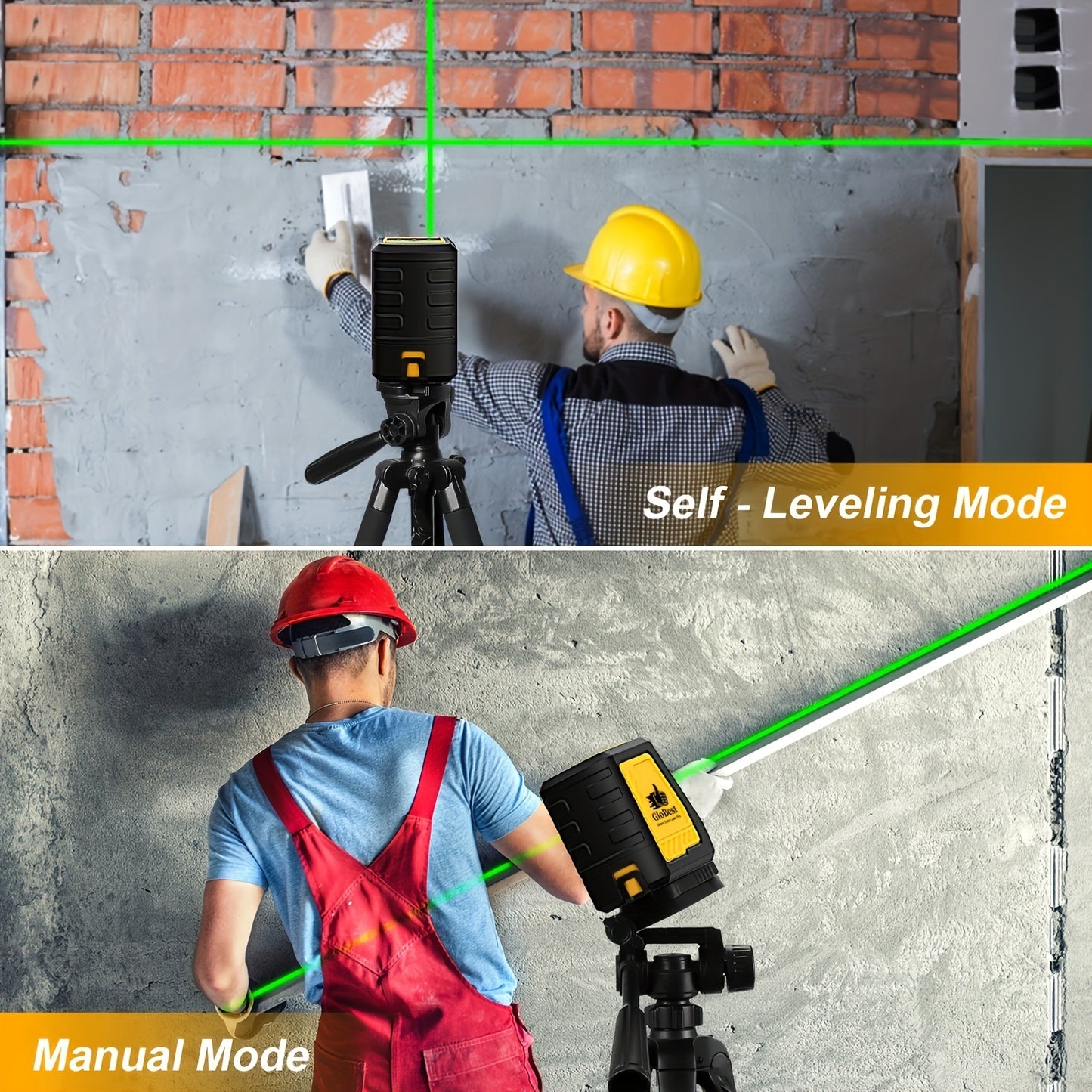 Laser Level, 100Ft Self Leveling Cross Line Lasers