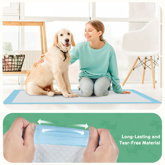 Puppy Pads, Leak-proof Quick-drying Disposable Dog Pads,