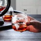 Creative Globe Decanter Set with Lead-free Carafe Exquisite Wood-stand