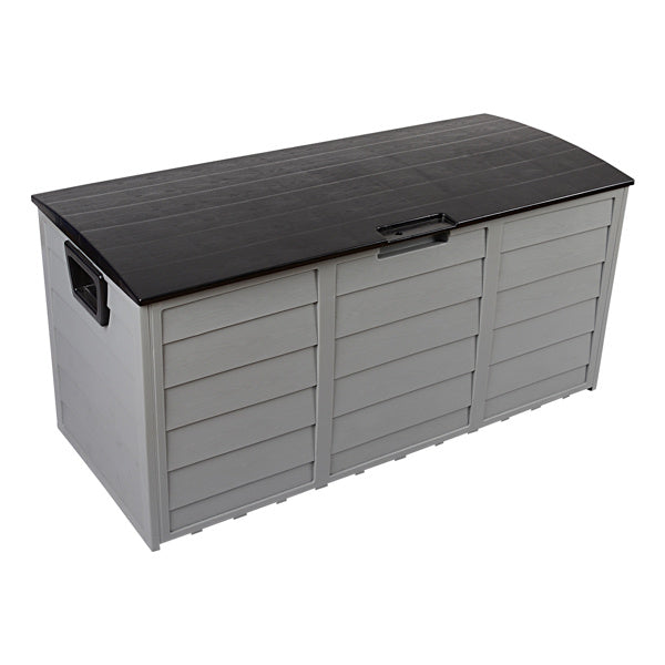 75gal 130lb Black Lid Plastic Patio Storage Box