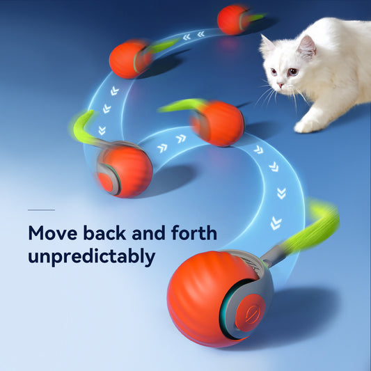 2025 Smart Interactive Cat Ball,Type-C Rechargeable