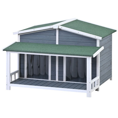 GO 47.2 Large Wooden Dog House Outdoor