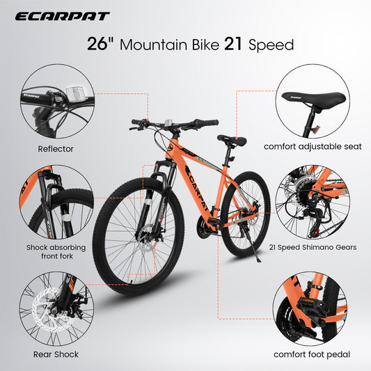 A26322 26-inch Mountain Bike  Aluminum Frame