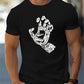 Casual Short Sleeved Round Neck T-shirts,