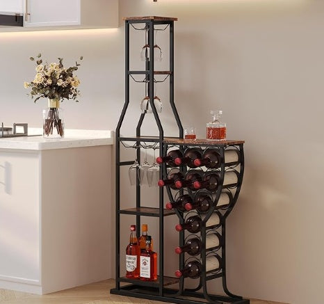 Hanging Wine Glass Holder Rack