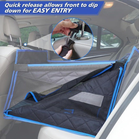 Large Dog Car Seat, Waterproof Fabric With Breathable Mesh